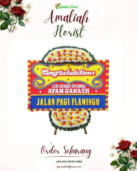 Sewa Papan Bunga Miru